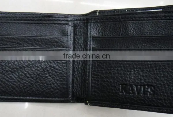 Fashion Hot Black Genuine Leather Men Designer Notecase photo-4