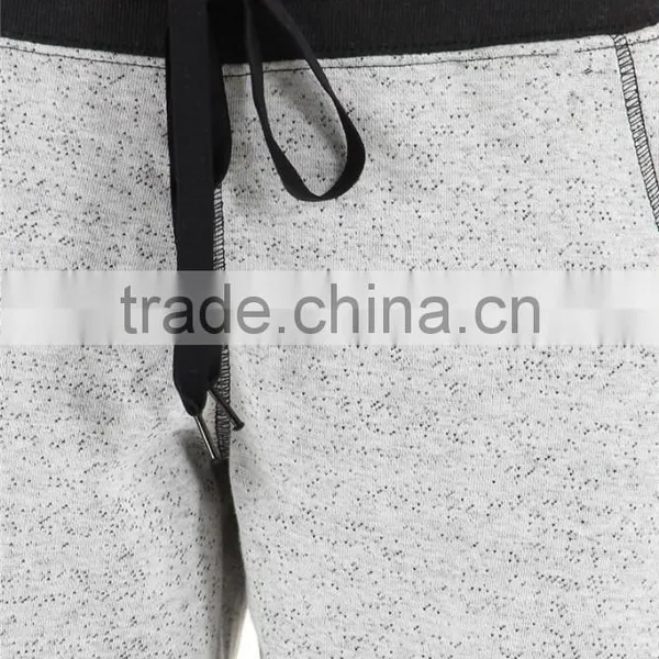Custom Running Pants Grey and Black Cheap Wholesale Jogger Pants Unisex photo-3