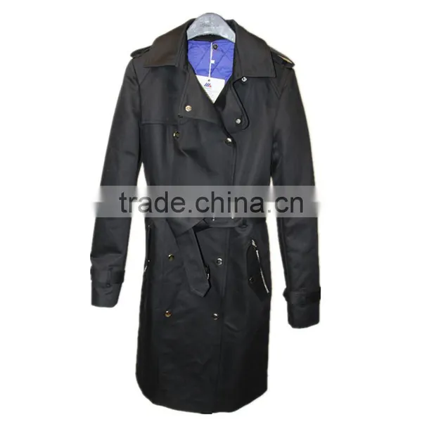 2016 OEM/ODM New Design Women Trench Coat Windbreaker photo-4