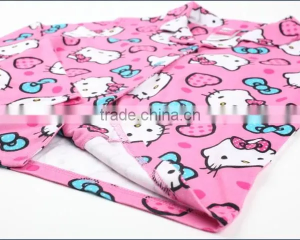 Pink Color Suit Pajamas for Girls photo-5