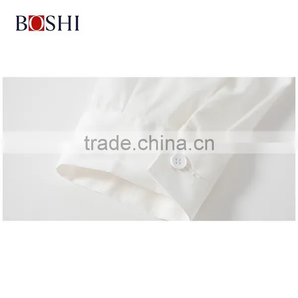 Factory Price For Embroidered Flower Of Ladies Casual Double Breasted Shirt photo-6