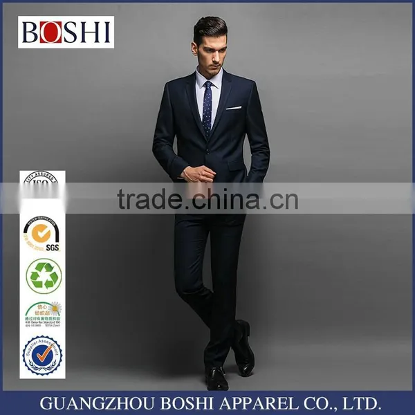 China Manufacturte Factory Wholesale Bespoke Men Suit Design