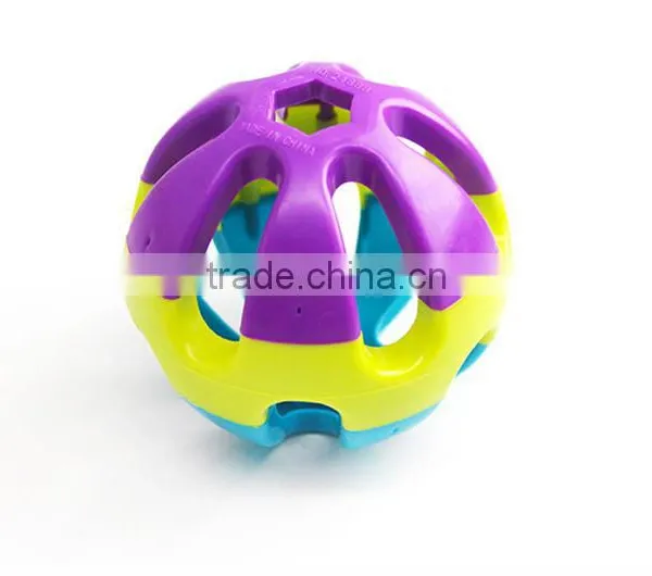 R1913H Qualified Pet Product Manufacturer From China,colorful Rainbow Ball Dog Toy,wholesale Pet Toy photo-3