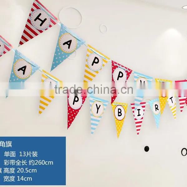 Hot Sell Party Decoration Bunting Flag/ Birthday Pennant photo-2