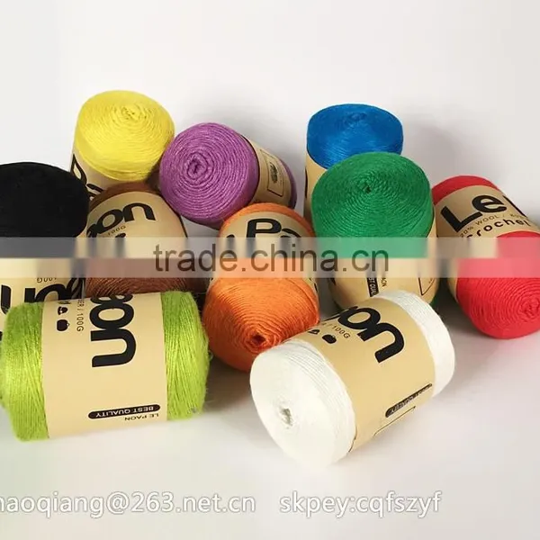 China Polyester Wool Blended Yarn photo-3