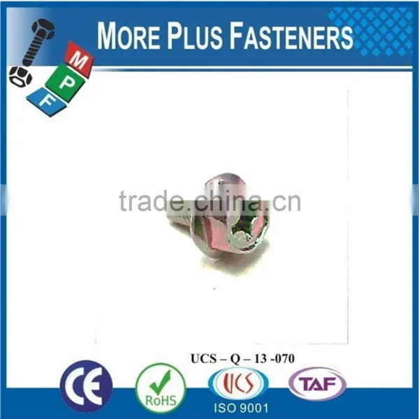 Made In Taiwan Special Hex Socket Screw Hex Washer Head Cross Recessed Screw Threaded Weld Stud Truss Head Torx Winged Screw photo-3