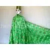 Deep Green Swiss Cotton Lace For Wedding Gowns / Skirts