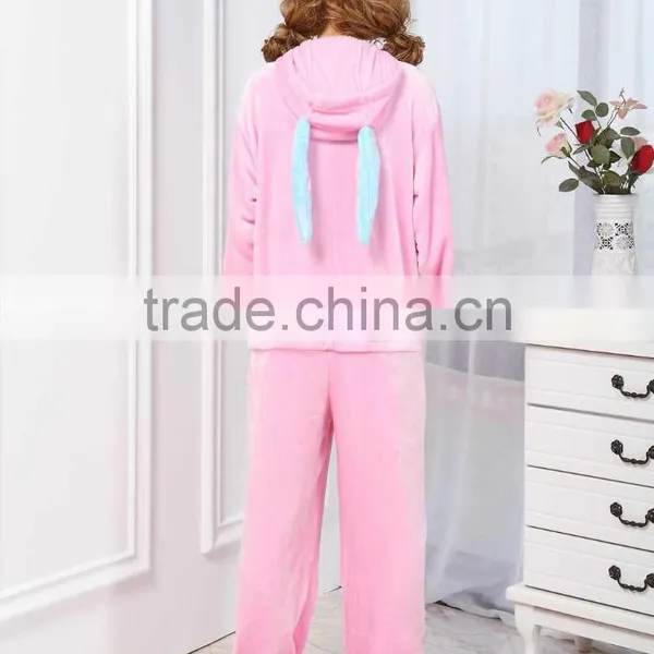 Soft Fannel Warm Rabbit Costume Wholesale Bunny Costume Animal Adult Onesie photo-2