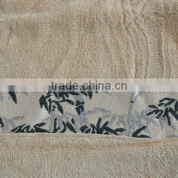 Bamboo Towel With Jaquard Face Towel photo-5
