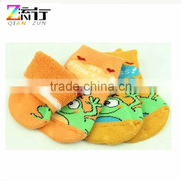 Baby Yellow Socks/wholesale Custom Baby Socks/Cute Cotton Socks photo-2