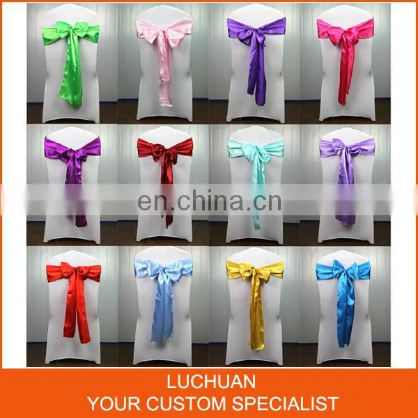 New Arrival High Grade Satin Chair Sashes photo-5