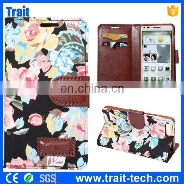 Wallet Style Flip Leather Case for Huawei Ascend G6 With Card Slots photo-2