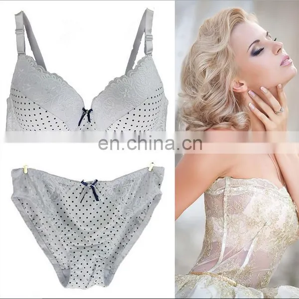 Plus Size D Cup Bra Set New Sexy Fancy Bra Panty Set photo-3