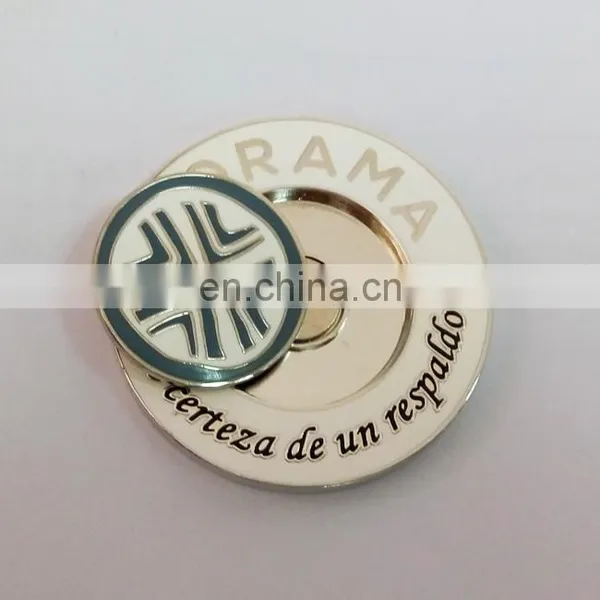 Chirstmas Golf Plastic Poker Chip Ball Markers / Printing Sticker on Both Side Plastic Ball Marker photo-6
