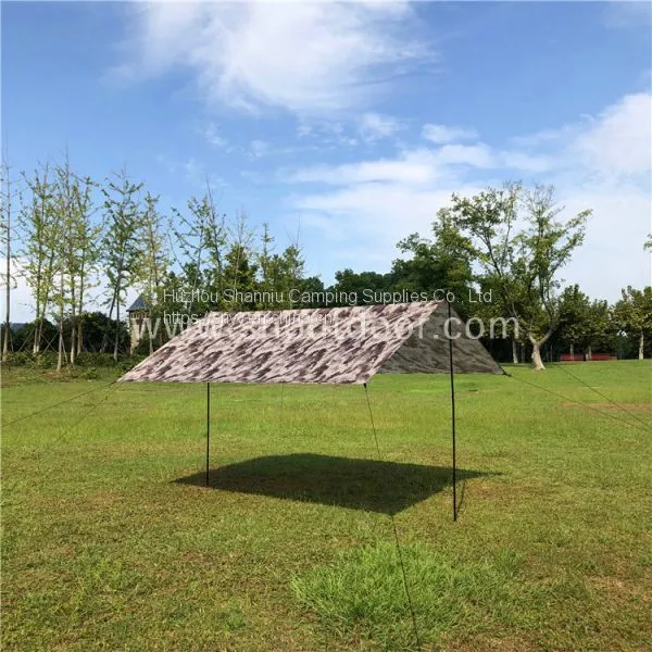 Sun Shelter Camouflage Waterproof SNTM008 Anti UV Camping Hammock Rain Fly Hiking Tarp photo-4