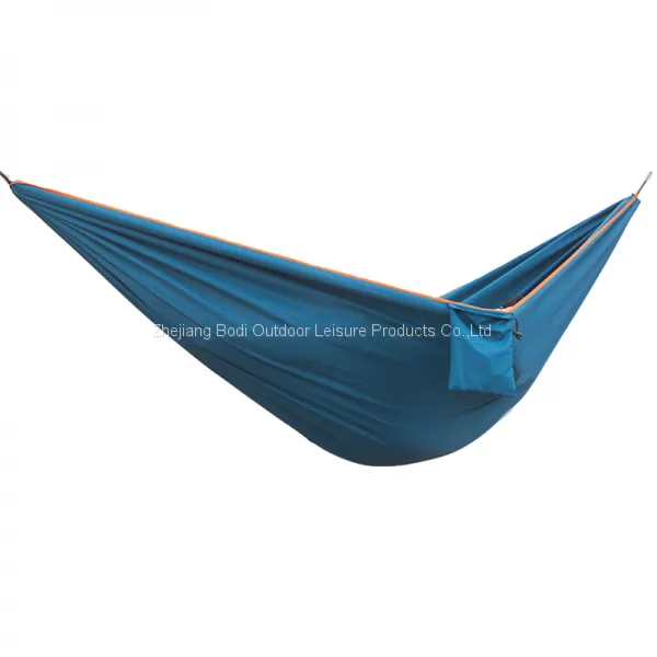Amazon Hot Sale Outdoor Camping Lightweight Terylene Hammock With Straps and Carabiners photo-2
