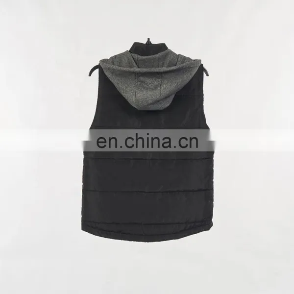 DiZNEW Bulk Wholesales Mens Outdoor Puff Velvet Waistcoat Nylon Vest photo-3