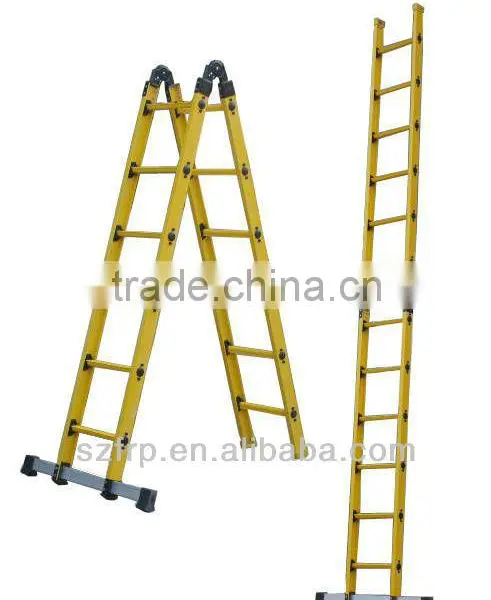 Fiberglass Stepladder for electrical wire repair Shop Garage Jobsite Rescue Repair Paint FRP Insulation ladder