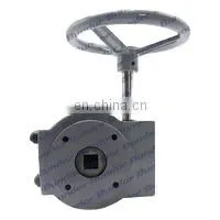 Bundor CE EAC ISO TS Approved Ductile Iron Waterproof Handwheel Transmission Ratio 30:1 Worm Gearbox photo-3