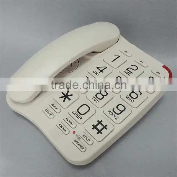 Simple Speed Dial Emergency Button Corded Big Button Phone photo-2