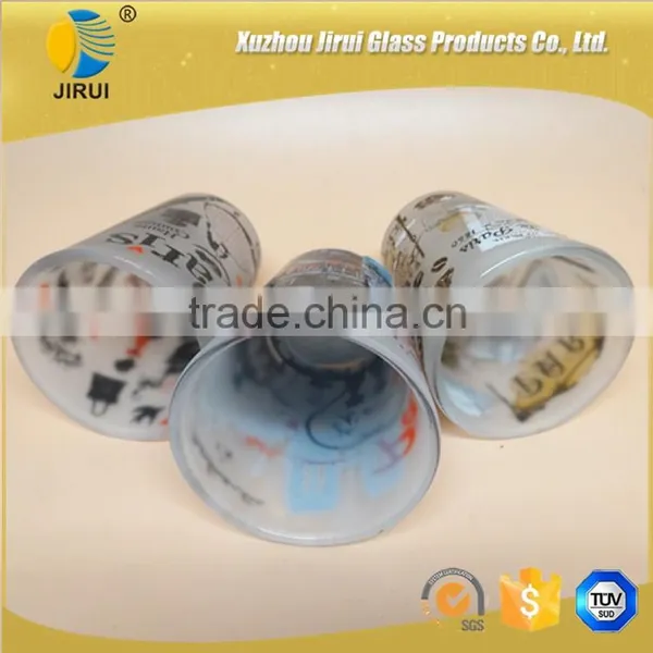 50ml Glass Cup With Decoration Firing photo-3