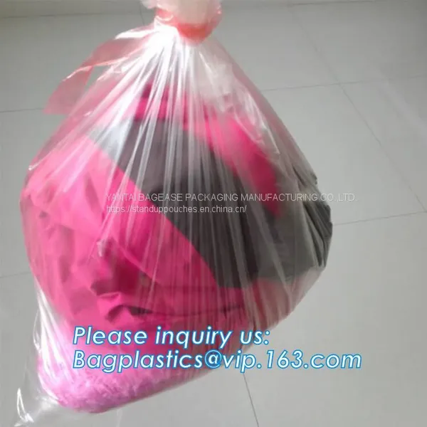 Water Soluble Laundry Wash Bag for Hospital Hotel, Hotel Plastic Laundry Bag Industrial Laundry Bag, Biodegradable Water photo-5