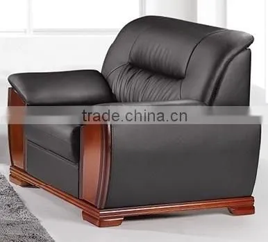 Oupusen 2016 New 1 1 3 Black Home Wooden Sofa Set photo-5