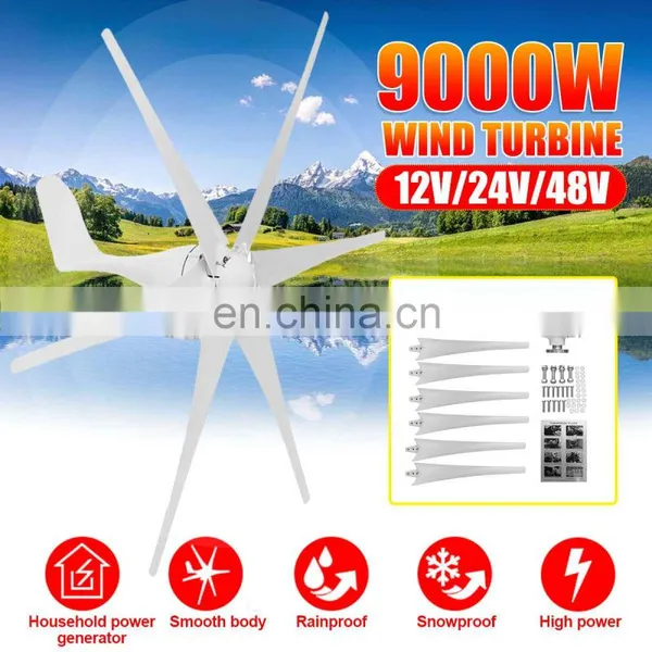 12v 48v 240v 1000w 5000w 10kw Wind Turbine Generator Efficient Wind Turbines Horizontal Home 3000w Windmill Energy Turbines photo-2