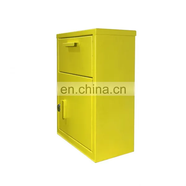 Parcel Drop Box Freestanding Mailbox Lockable For Package Delivery Storage photo-5