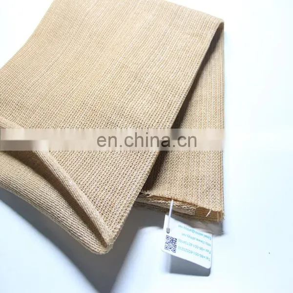100% New HDPE Shade Cloth Beige Color Sun Shade Net photo-5