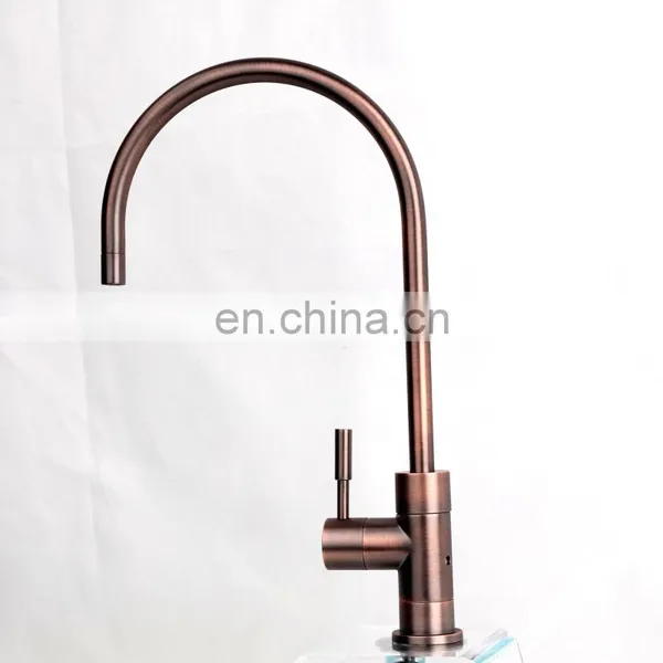 American Style Water Filter Faucet Red Bronze Kitchen and Drinking Faucet photo-4