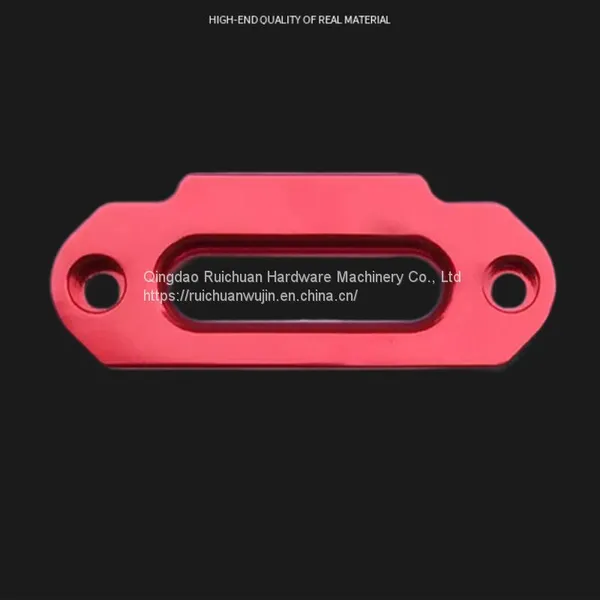 Off-road Vehicle Outdoor Rescue Red Aluminum Alloy Winch Guide Rope Stop Rope Accessories Winch Rope Exit Rope