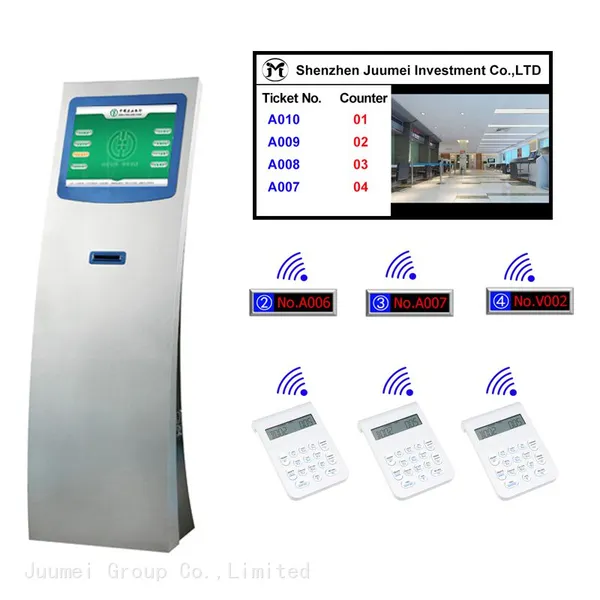Wireless Electronic Queue Management System Ticket Dispenser Machine