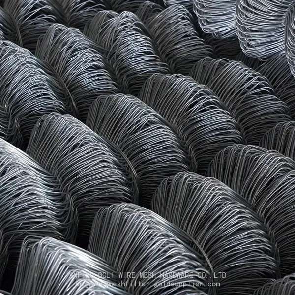 China Factory BOLI Chain Link Fence/ Diamond Outdoor Metal Fencing/Steel Wire Fencing Project/ FENCE/pvc Coated Chain Link Fence photo-4