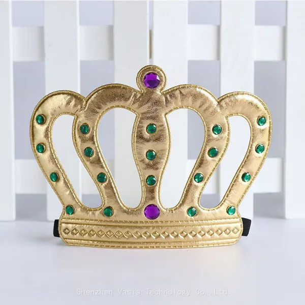 Jeweled Golden Crowns - for Baby Shower & Kids' Birthday Party Costume Accessories photo-4