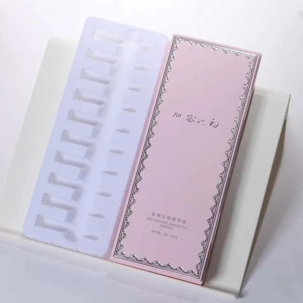 Embossed Cardboard Box Skin Care Packaging Luxury Paper Boxes photo-2
