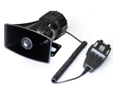 Clairon électronique/Alarme de voiture/Sirène/Haut-parleur/Réglage en cinq tonalités (Wechat : 13510231336)