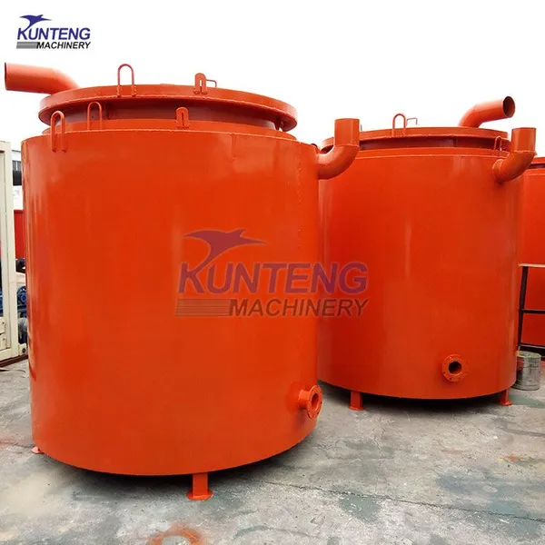 Smokeless Lump Wood Coconut Shell Charcoal Hoisting Type Carbonization Furnace photo-2