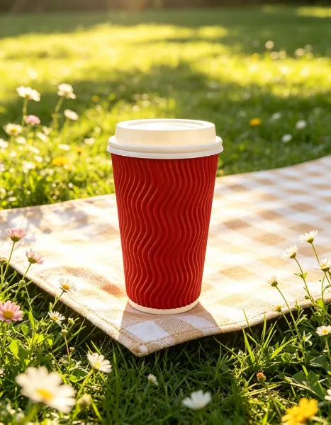 Hot Drink Corrugated Cup photo-4