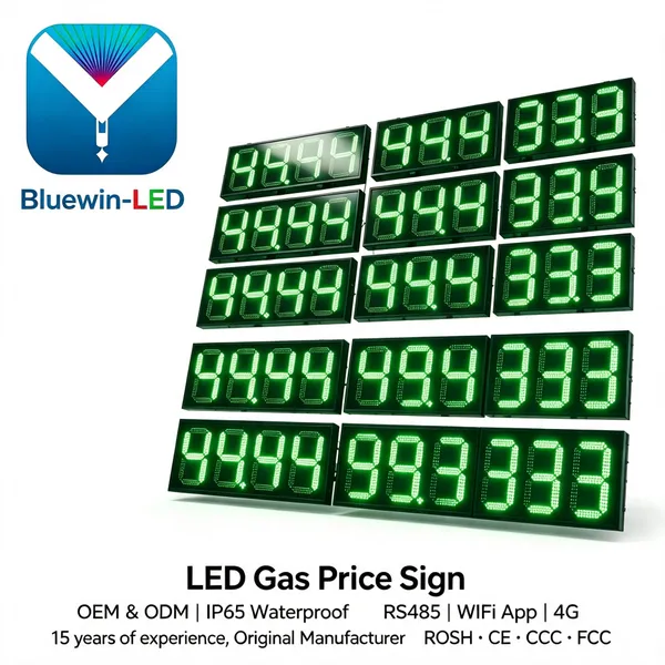88.88 4-digit 7-segment LED Gasoline Price Digital Display photo-3