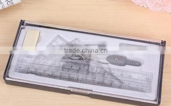 Mathematical Sets Stationery Sets geometric drawing compasses ruler material plastic length 15cm custom as client's requirements