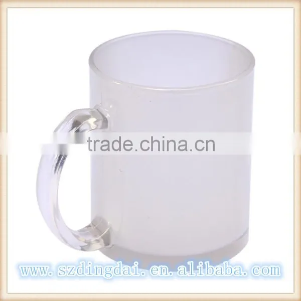 Glass Mugs Transprent & Matt Sublimation Mug Glass Sublimation Mug 11OZ Ceramic Mug