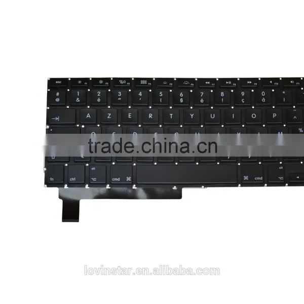 Custom New French Laptop Keyboard Replacement For Macbook Pro 15" A1286 2008-2012 photo-2