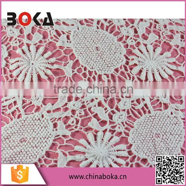 With Beautiful Special Colors Water Soluble Collar Lace Fabric photo-2