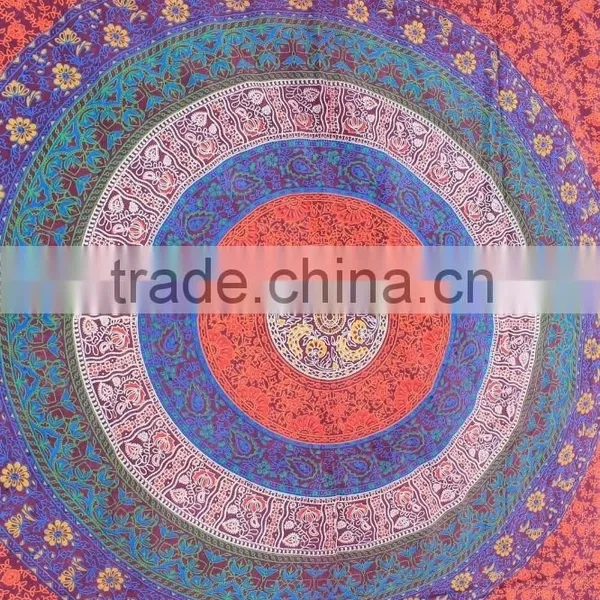 Indian WHOLESALE Mandala Fabric Tapestry Screen Printed Tapestry photo-6