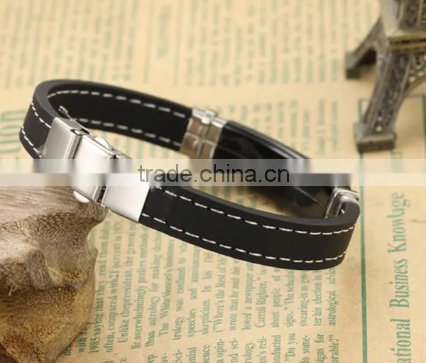 Best Sale Connectable Silicone Bracelets for Gift photo-2