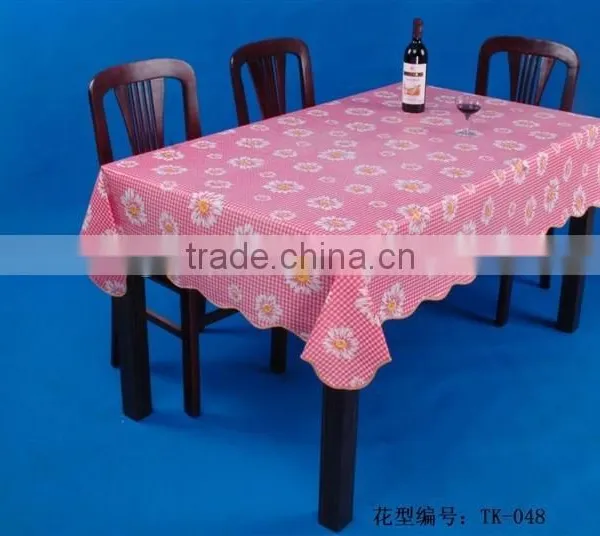 Wave Stitching PEVA Table Cloth