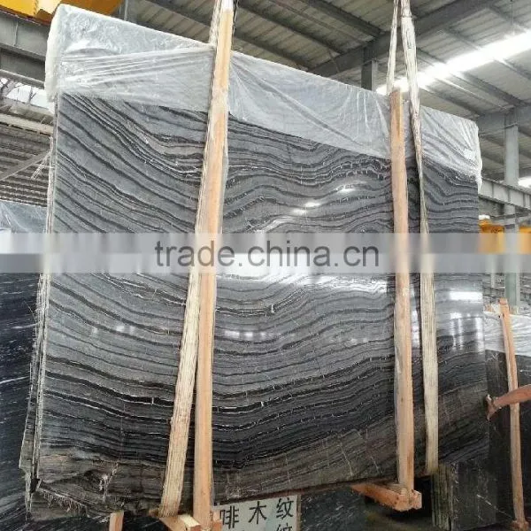 Black Tree Marble Slabs & Tiles, Chinese Black Marble, Black Polished Marble Floor Covering Tiles, Wall Tiles photo-3