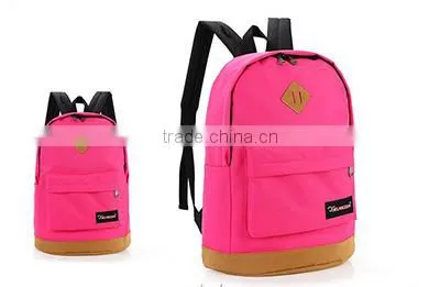 Fashion Canvas Backpack for Students Leisure Shoulder Bag With 1pc/opp Bag photo-3