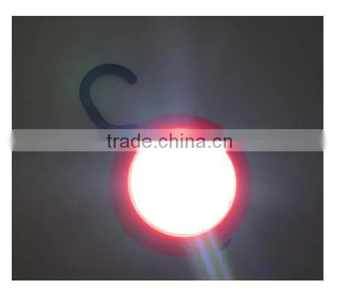 360 Degree Hooking Magnet COB Round Portable LED Battery Work Light photo-3